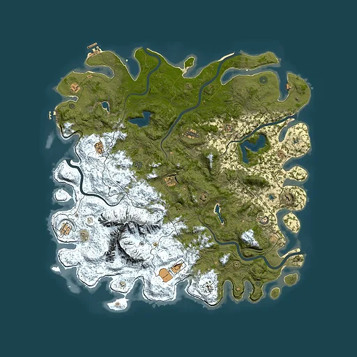 Rust map seed 672747377, 5500x5500m top-down preview