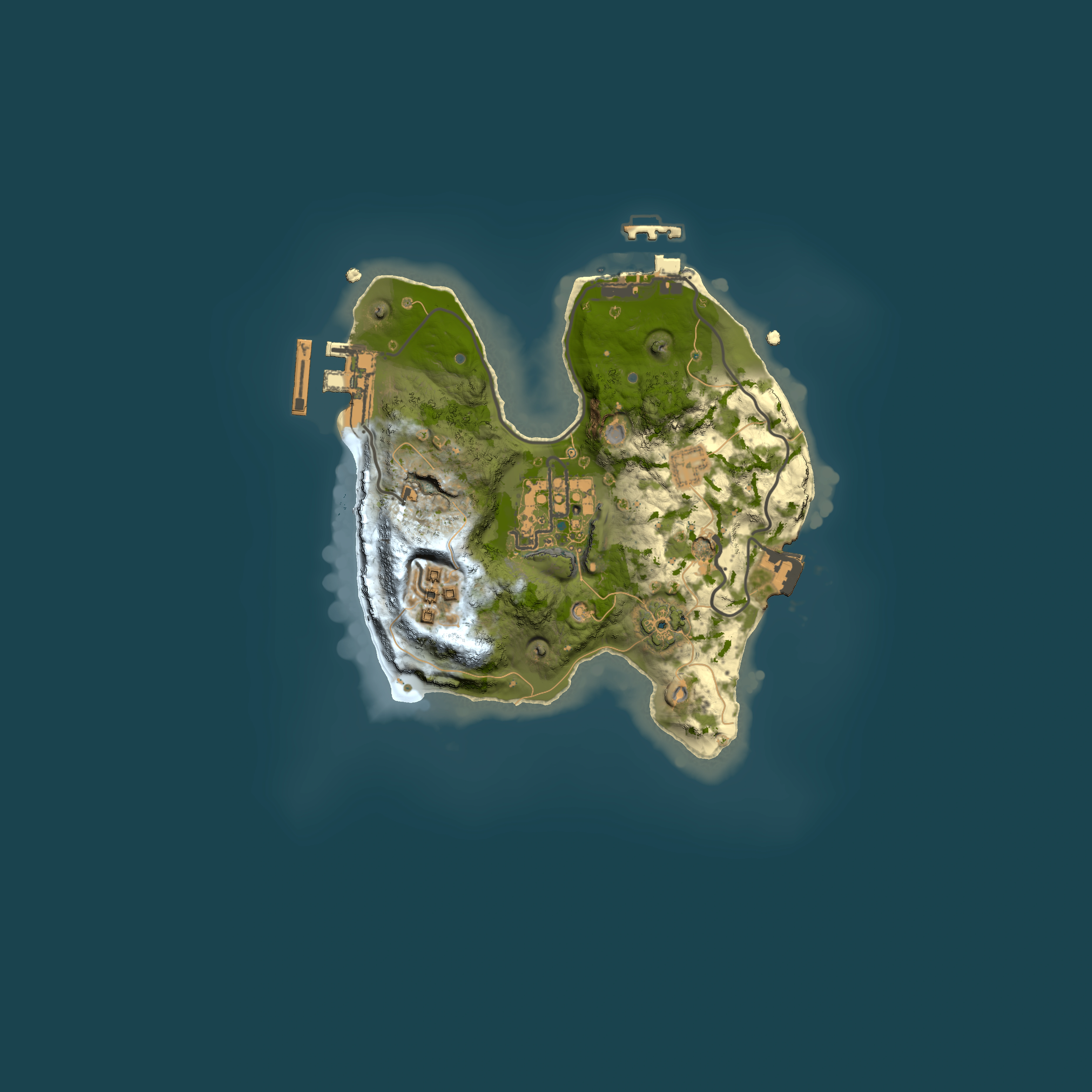 Full top-down render of Rust map seed 592944013, 2000x2000m