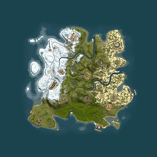 Rust map seed 2005010034, 3550x3550m top-down preview