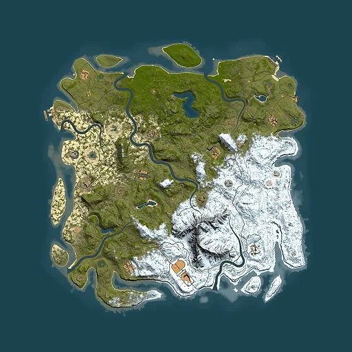 Rust map seed 1077695816, 5550x5550m top-down preview