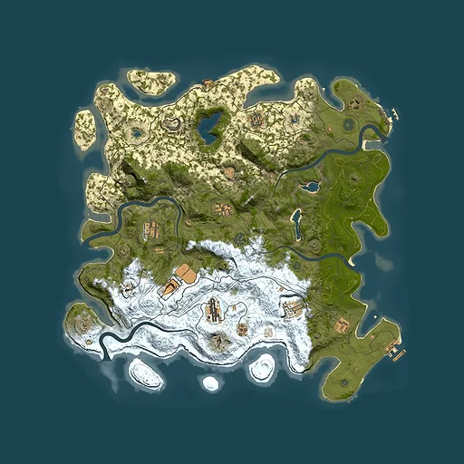 Rust map seed 1956697825, 4650x4650m top-down preview