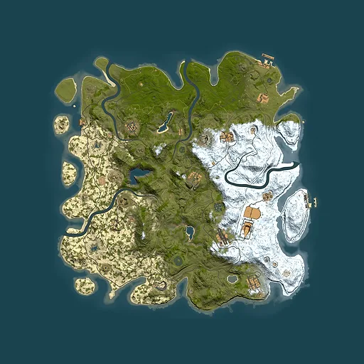 Rust map seed 1515253544, 4700x4700m top-down preview