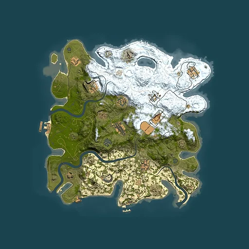 Rust map seed 347017742, 3700x3700m top-down preview