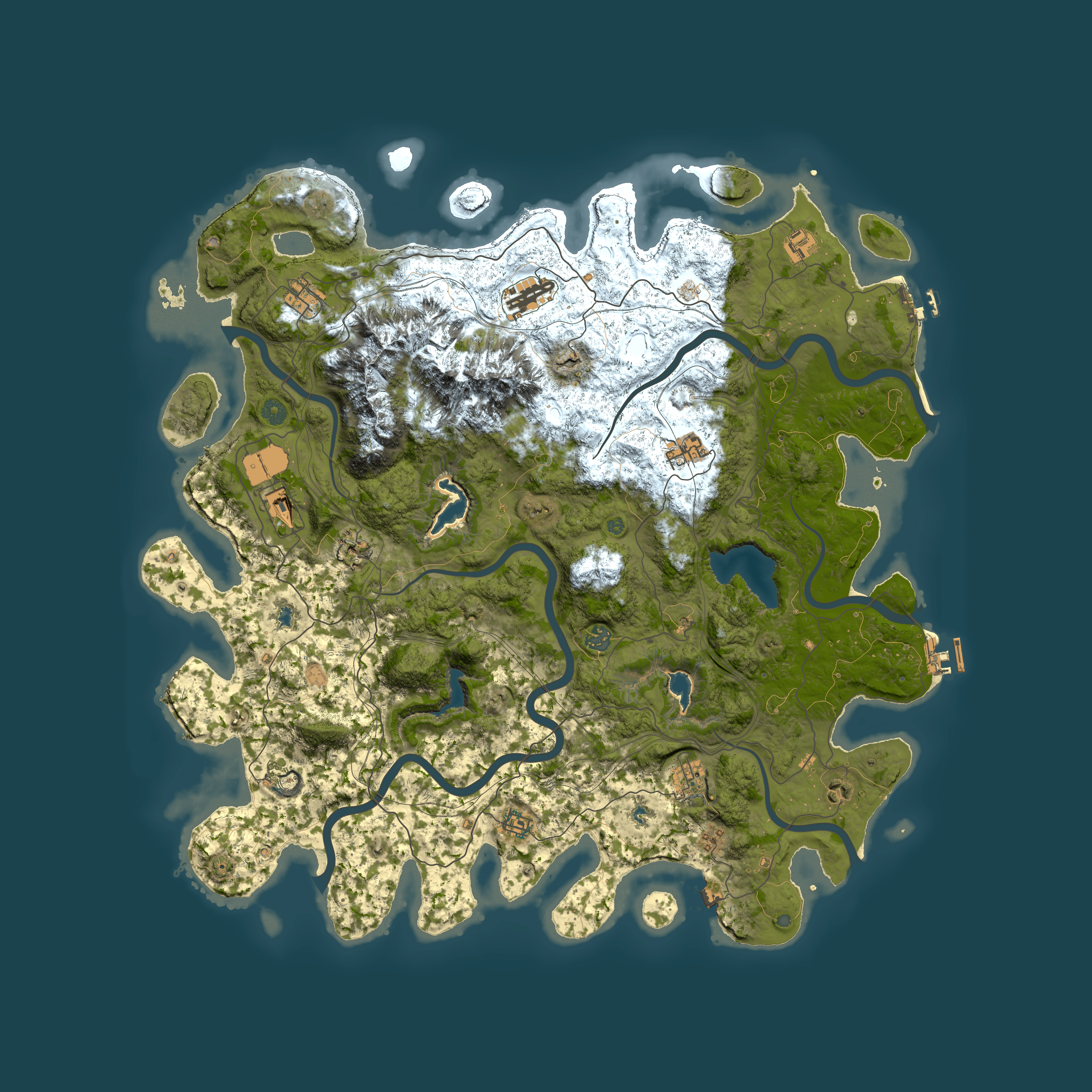 Full top-down render of Rust map seed 1942084299, 5100x5100m