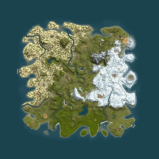 Rust map seed 209402294, 5350x5350m top-down preview