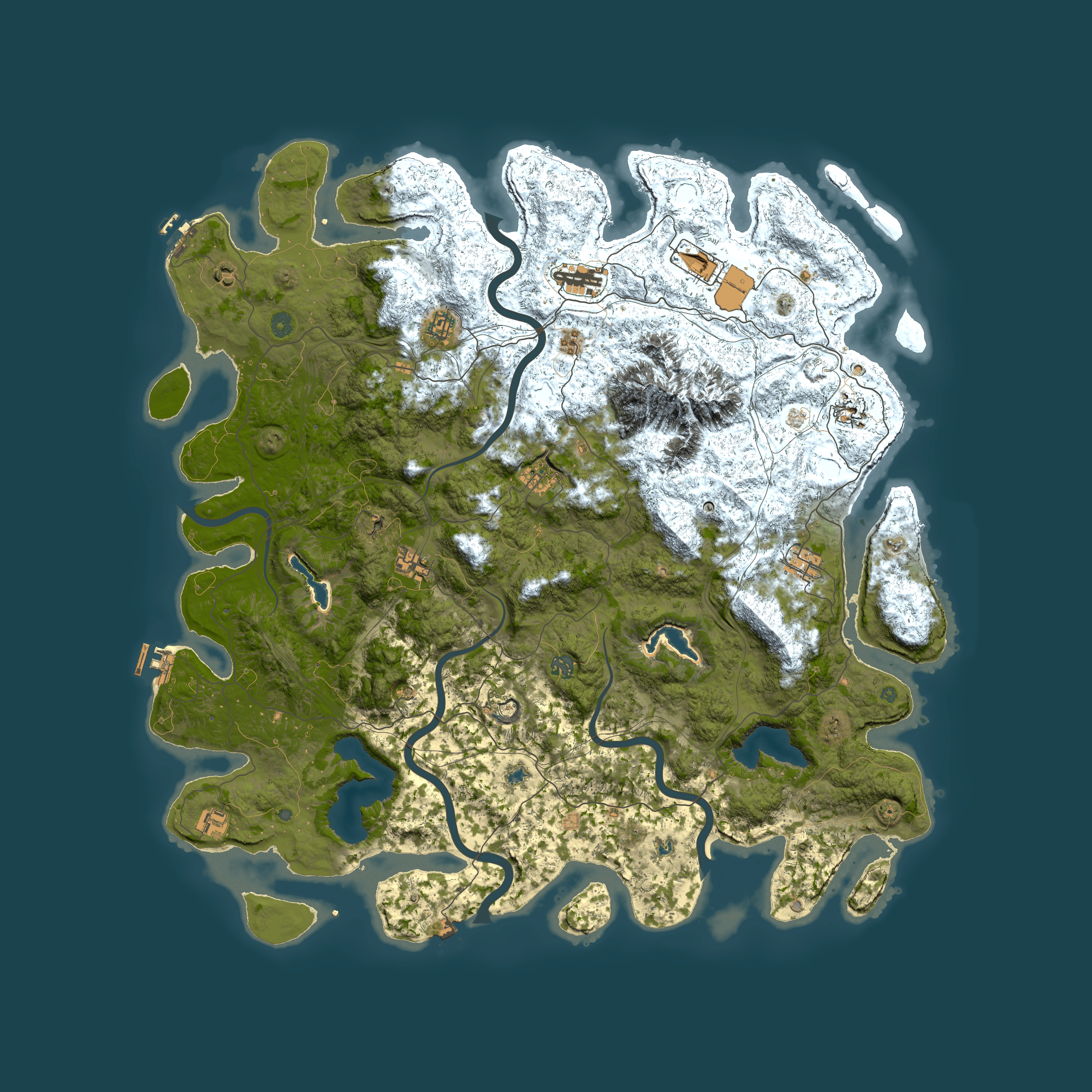 Full top-down render of Rust map seed 1922998146, 5400x5400m