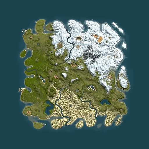 Rust map seed 1922998146, 5400x5400m top-down preview