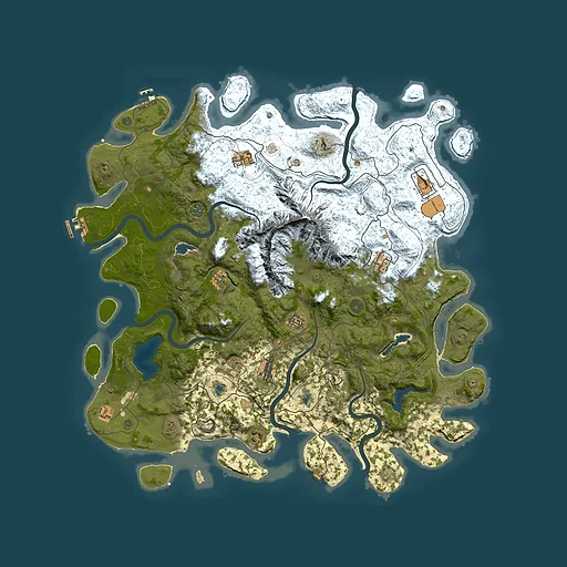Rust map seed 2059499728, 5050x5050m top-down preview