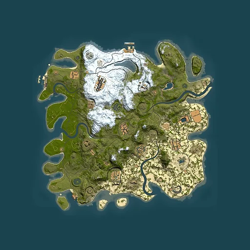 Rust map seed 584779353, 4000x4000m top-down preview