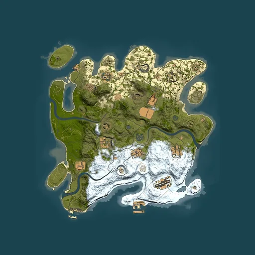 Rust map seed 1736856949, 3550x3550m top-down preview