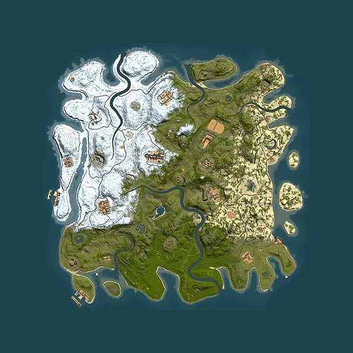 Rust map seed 1439021962, 4450x4450m top-down preview