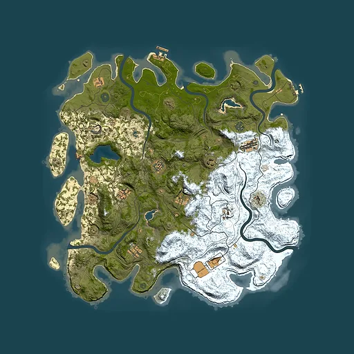 Rust map seed 194477453, 4700x4700m top-down preview
