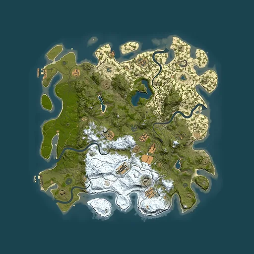 Rust map seed 1884884094, 4550x4550m top-down preview