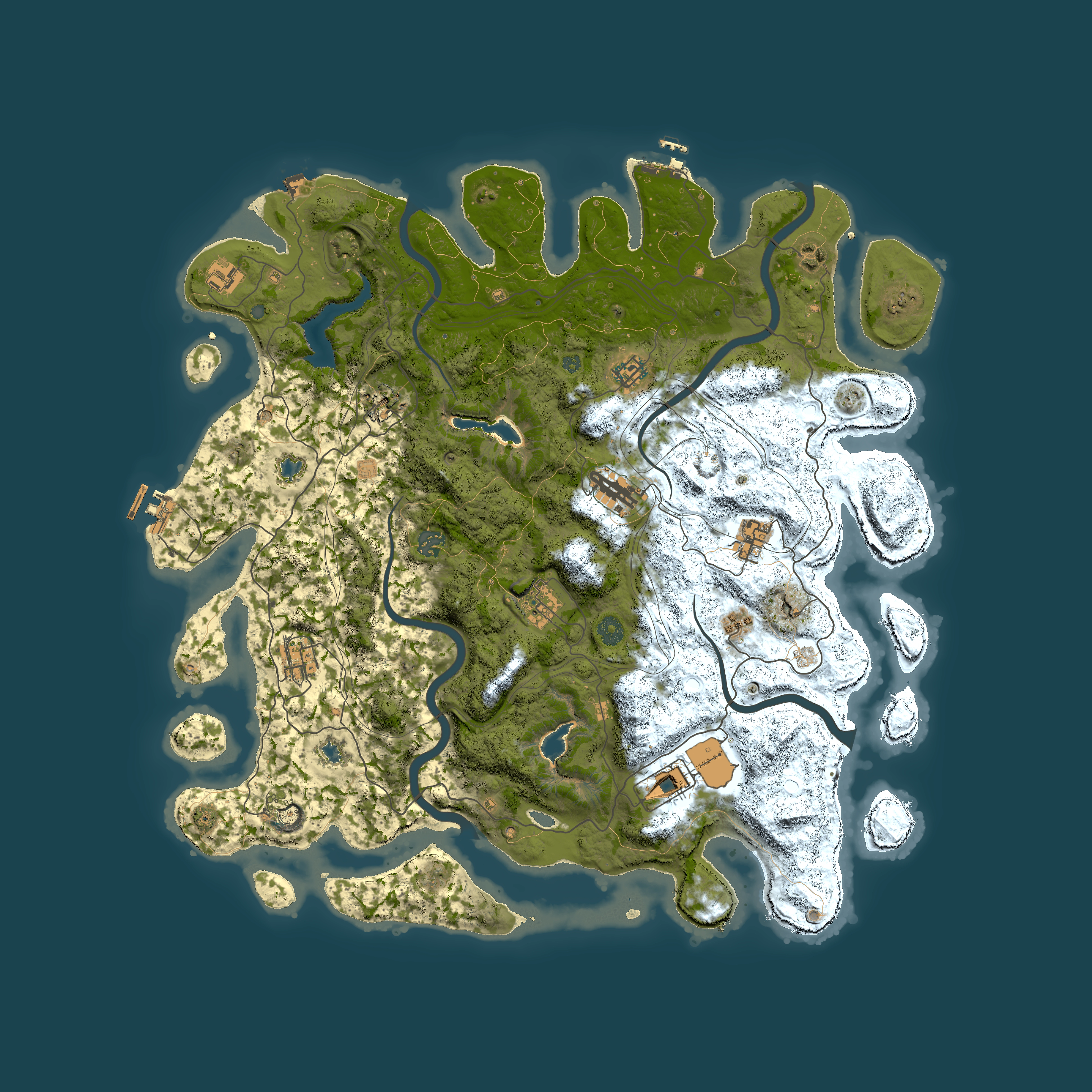 Full top-down render of Rust map seed 353716036, 4650x4650m