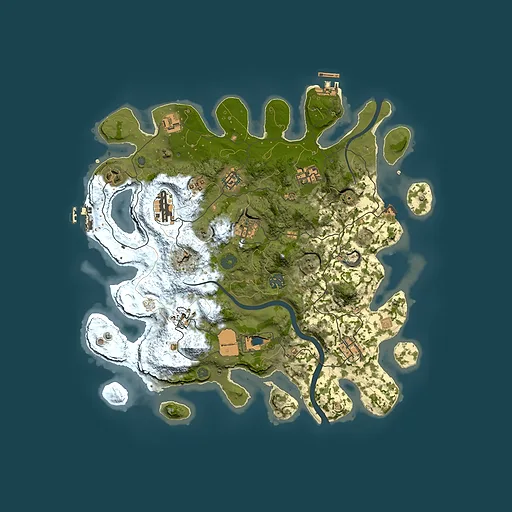 Rust map seed 1329201818, 3750x3750m top-down preview