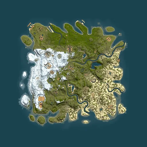 Rust map seed 249830766, 4650x4650m top-down preview