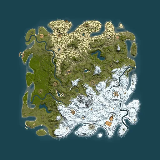 Rust map seed 400580493, 5600x5600m top-down preview