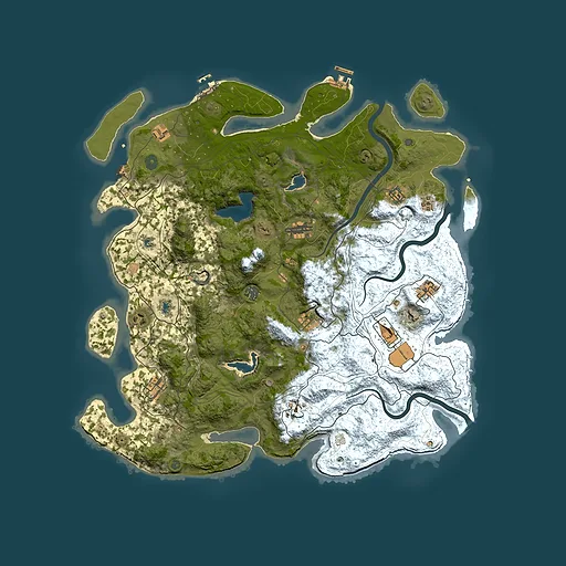 Rust map seed 556350926, 4700x4700m top-down preview