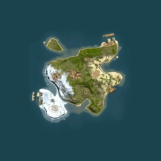 Rust map seed 172397720, 2000x2000m top-down preview