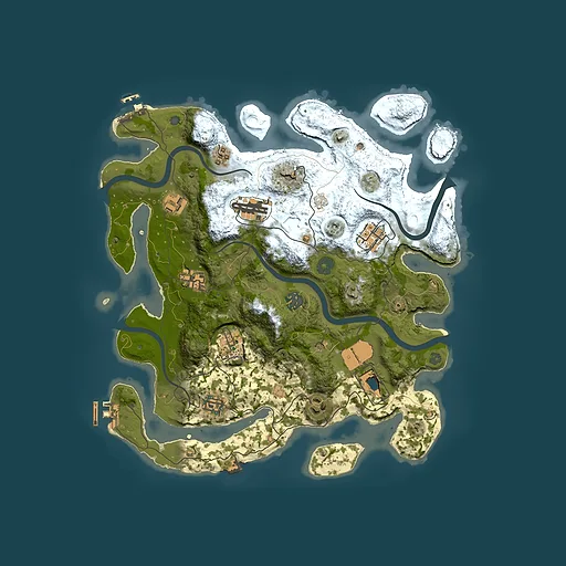 Rust map seed 588423513, 3600x3600m top-down preview