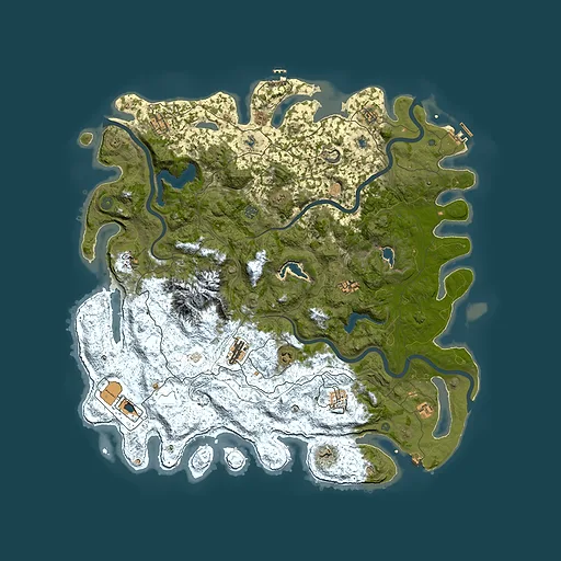 Rust map seed 826733252, 5250x5250m top-down preview