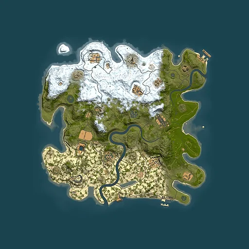 Rust map seed 385784776, 3750x3750m top-down preview