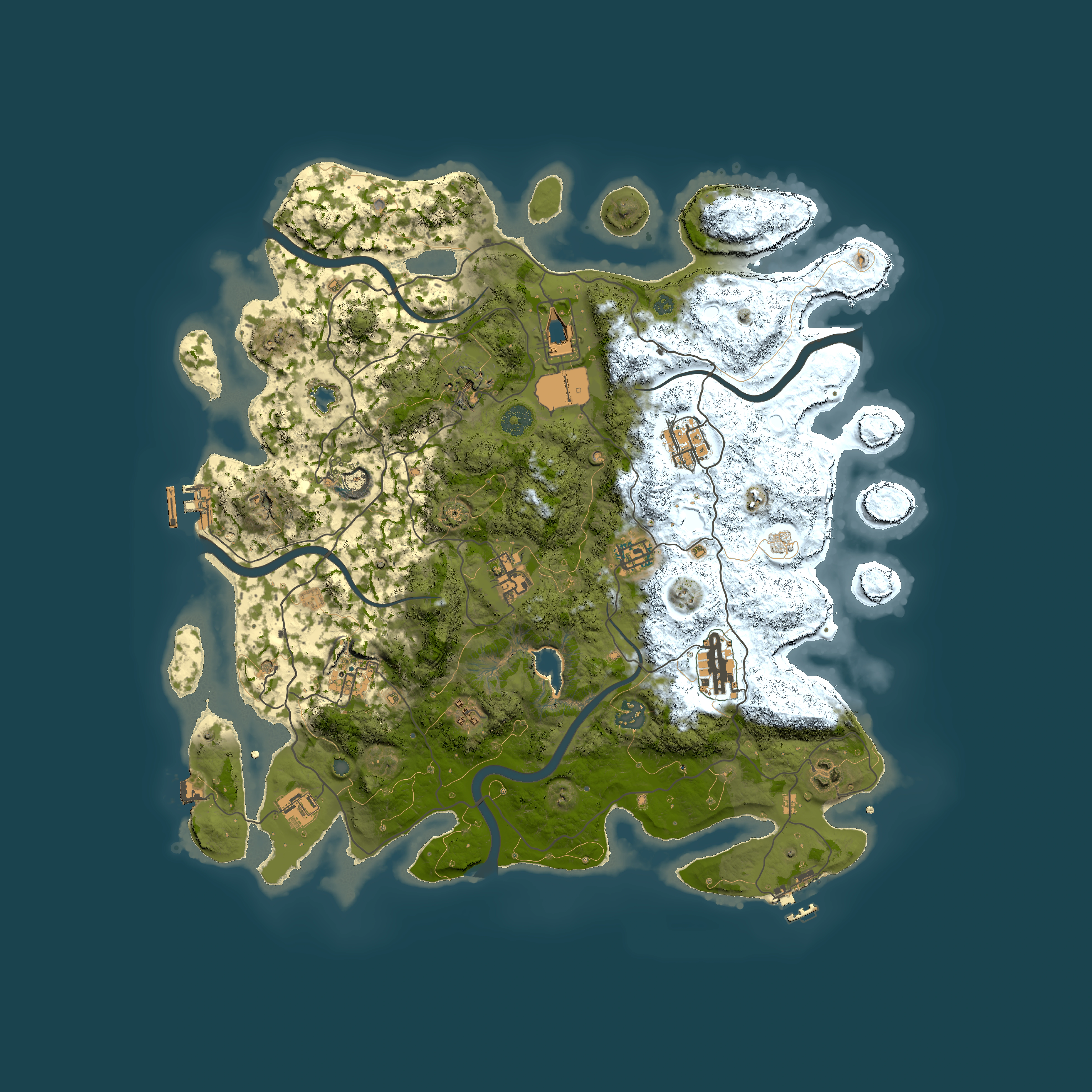 Full top-down render of Rust map seed 930191705, 4150x4150m