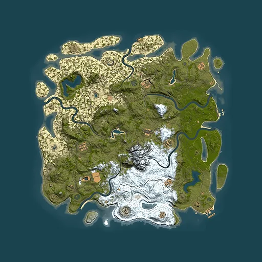 Rust map seed 880107333, 5300x5300m top-down preview