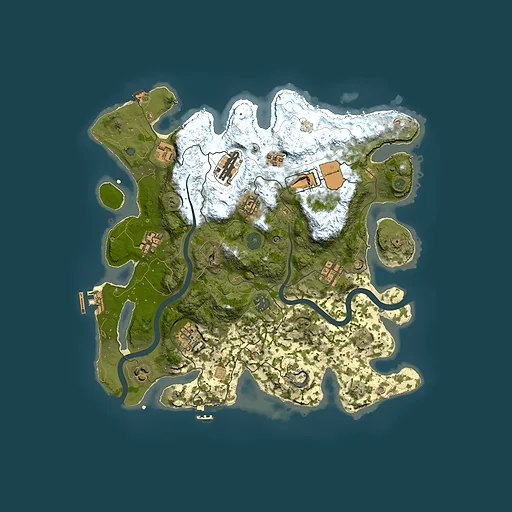 Rust map seed 2031019347, 3650x3650m top-down preview