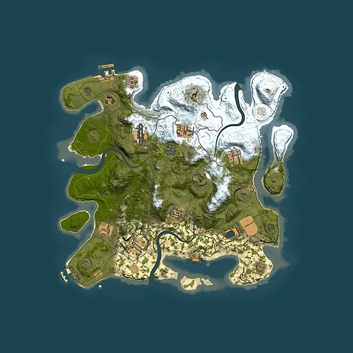 Rust map seed 286014772, 3550x3550m top-down preview