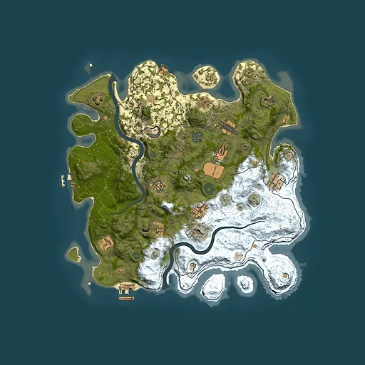 Rust map seed 2012488286, 3800x3800m top-down preview