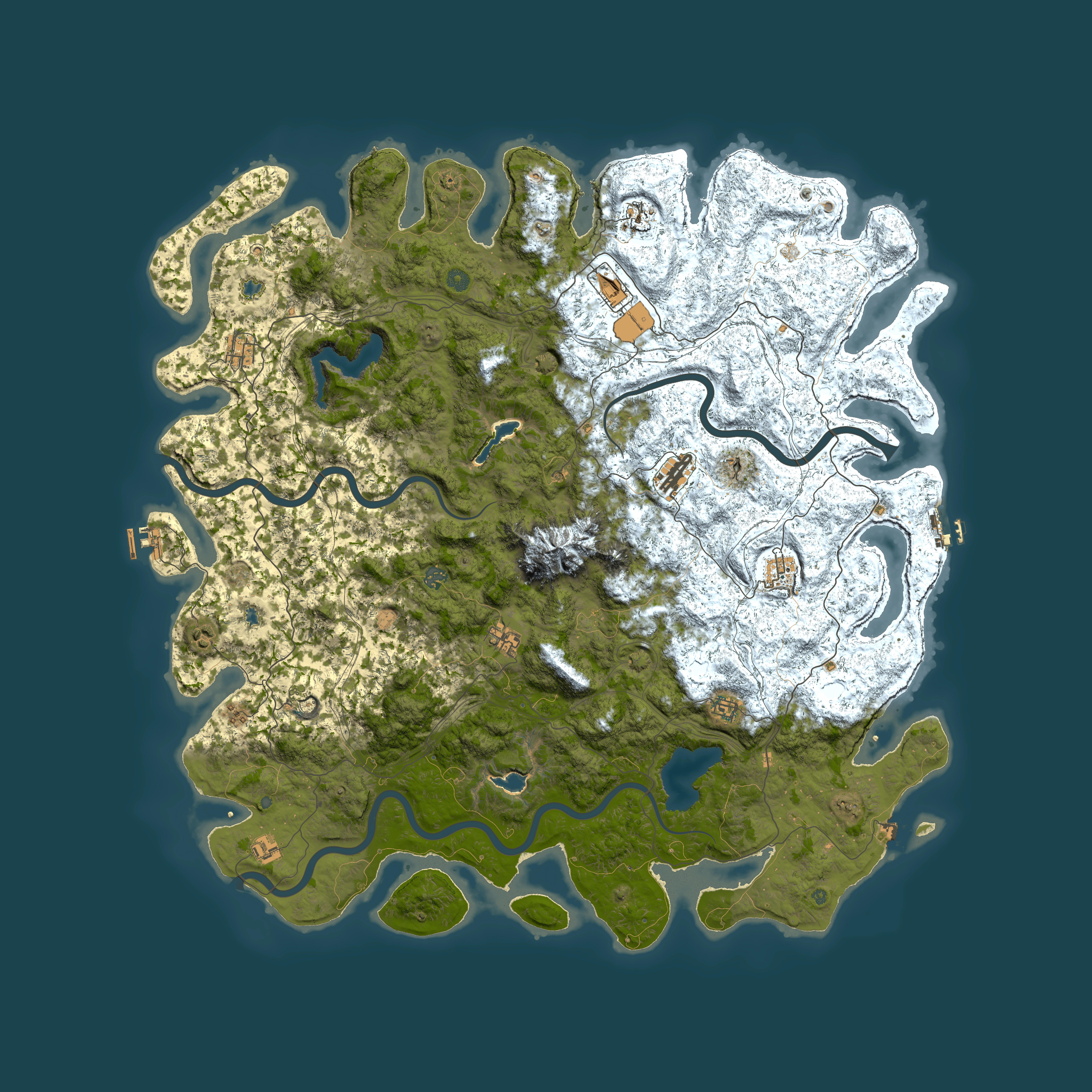 Full top-down render of Rust map seed 806742175, 5750x5750m
