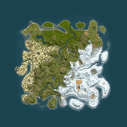 Rust map seed 1801127465, 4650x4650m top-down preview