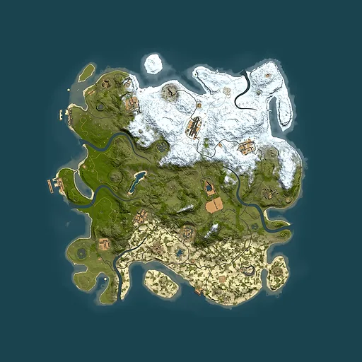 Rust map seed 592819252, 4150x4150m top-down preview