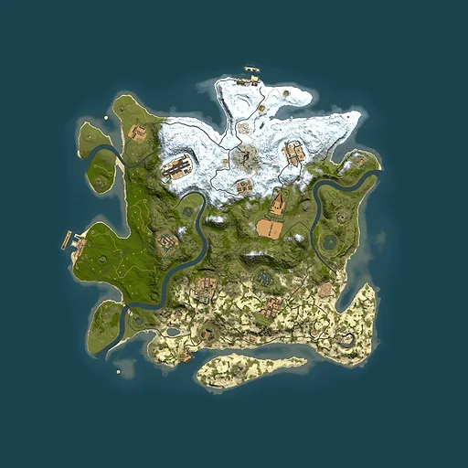 Rust map seed 979121592, 3650x3650m top-down preview