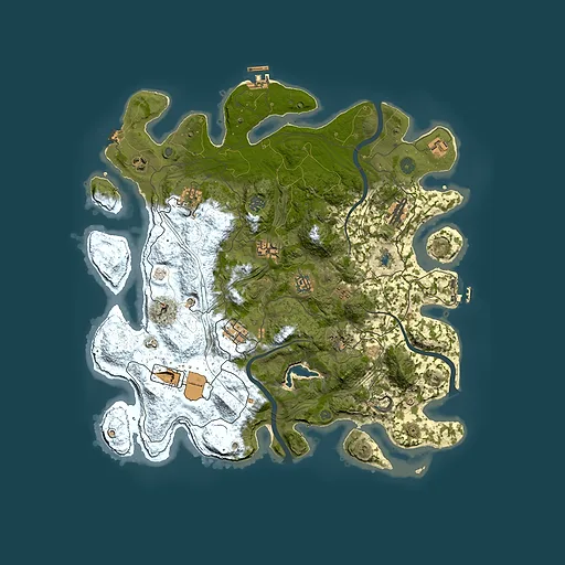 Rust map seed 135146275, 4250x4250m top-down preview