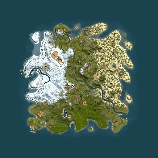 Rust map seed 998361574, 4350x4350m top-down preview