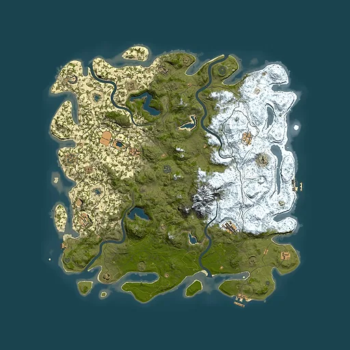 Rust map seed 1731655781, 5250x5250m top-down preview