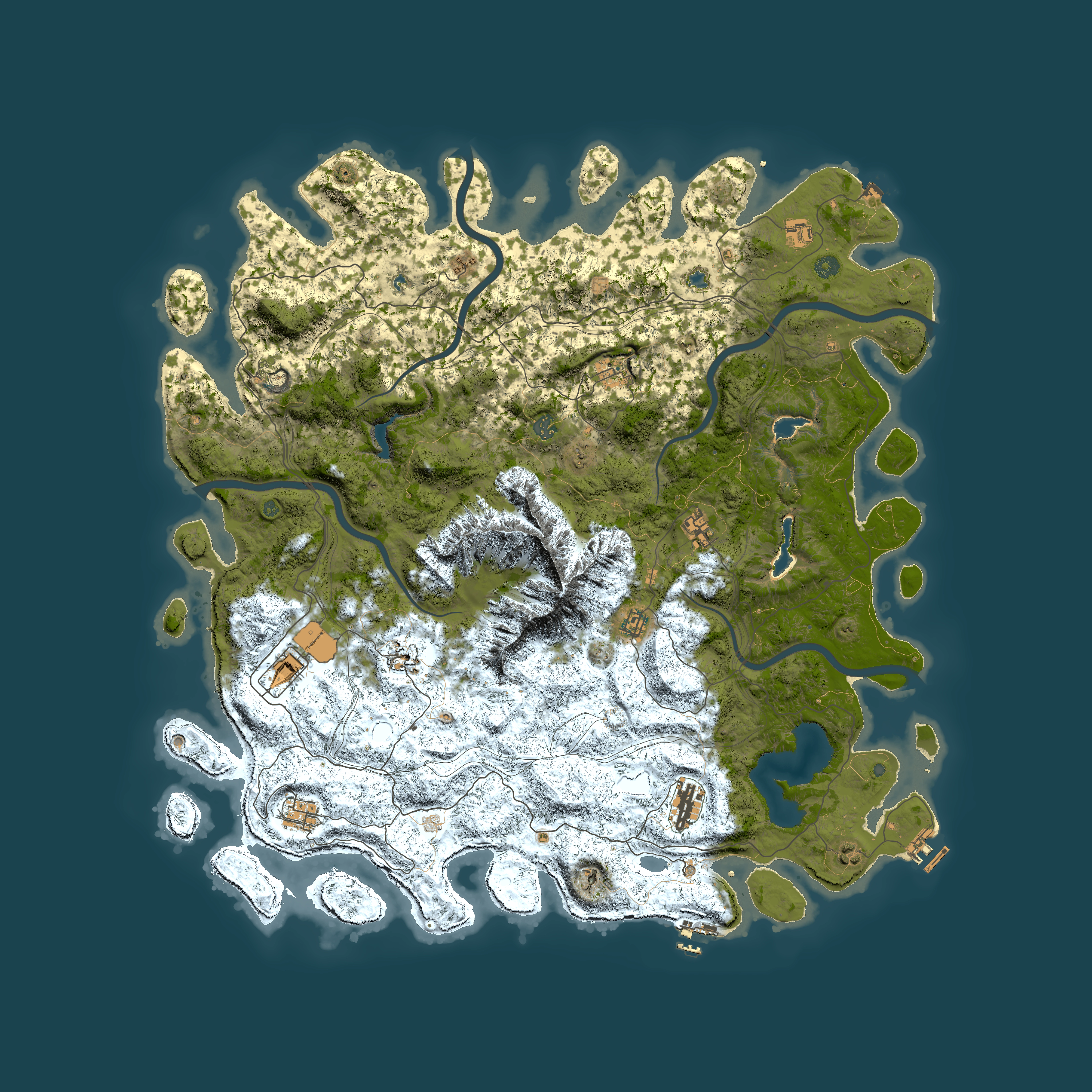 Full top-down render of Rust map seed 270584670, 5500x5500m