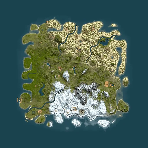 Rust map seed 1859642263, 5400x5400m top-down preview