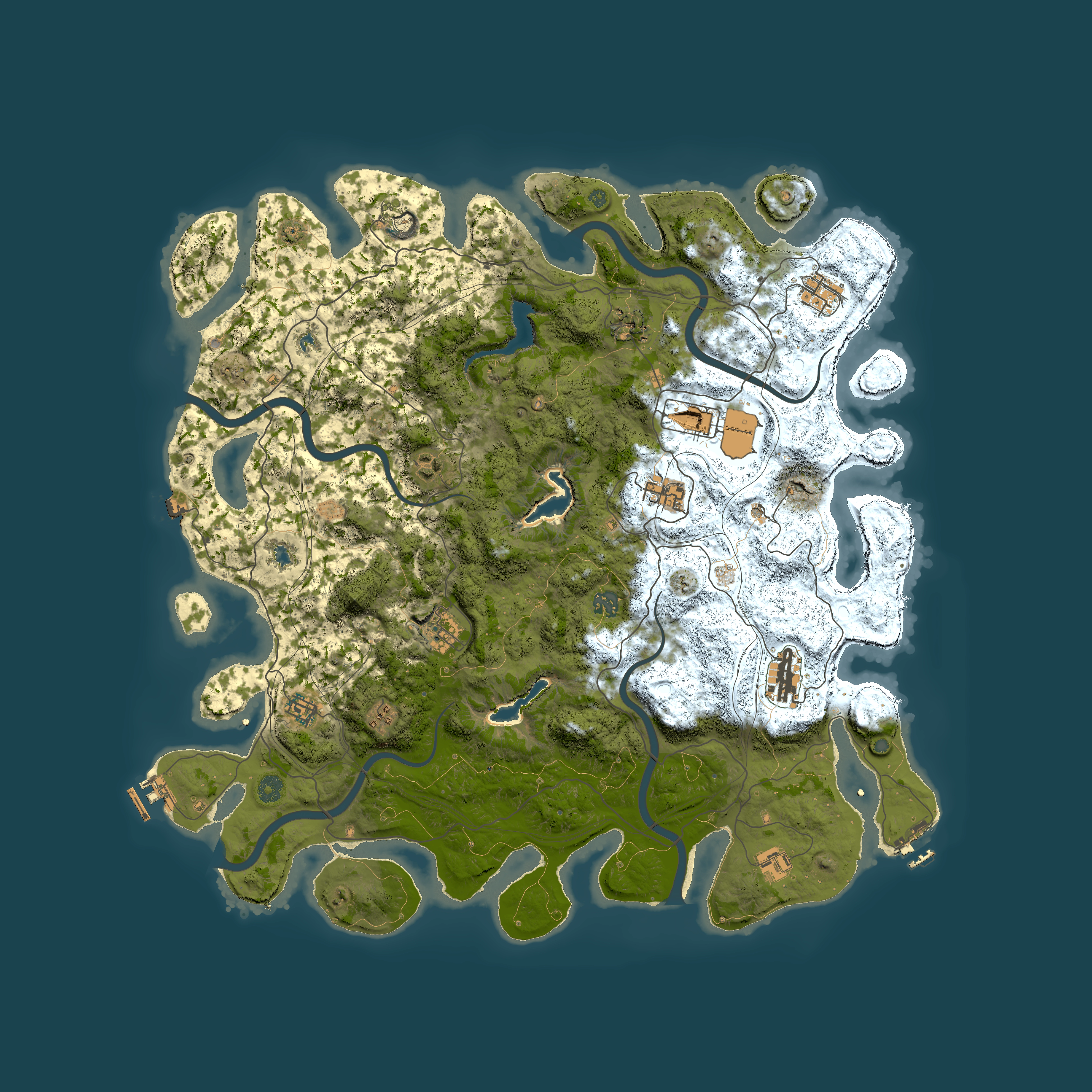 Full top-down render of Rust map seed 1603096740, 4800x4800m