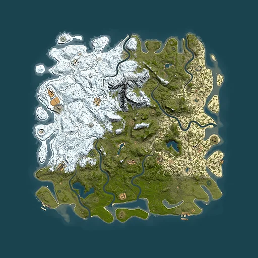Rust map seed 668740981, 5900x5900m top-down preview