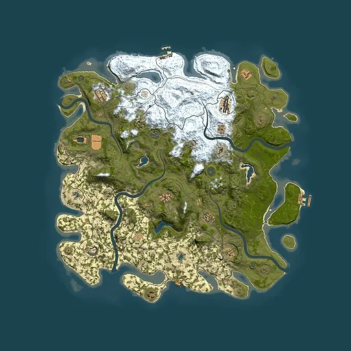 Rust map seed 250714838, 4800x4800m top-down preview