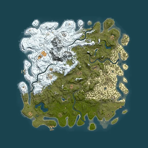Rust map seed 963539437, 5750x5750m top-down preview