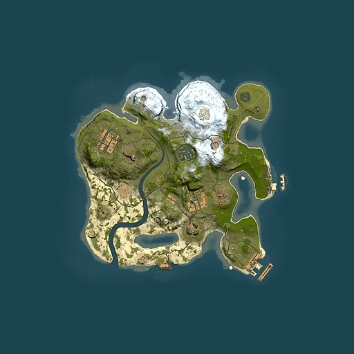 Rust map seed 1585637698, 2500x2500m top-down preview