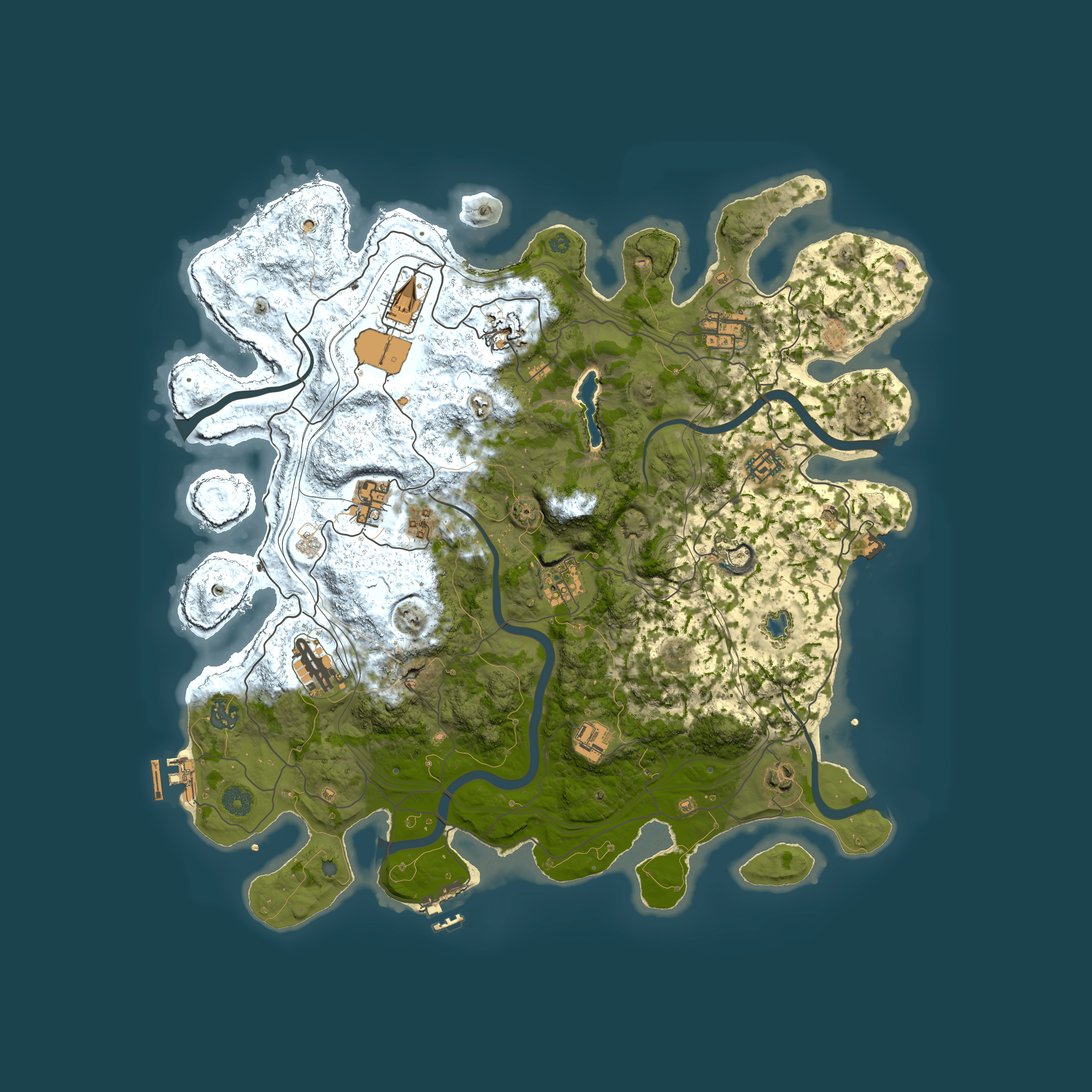 Full top-down render of Rust map seed 1528113171, 4250x4250m