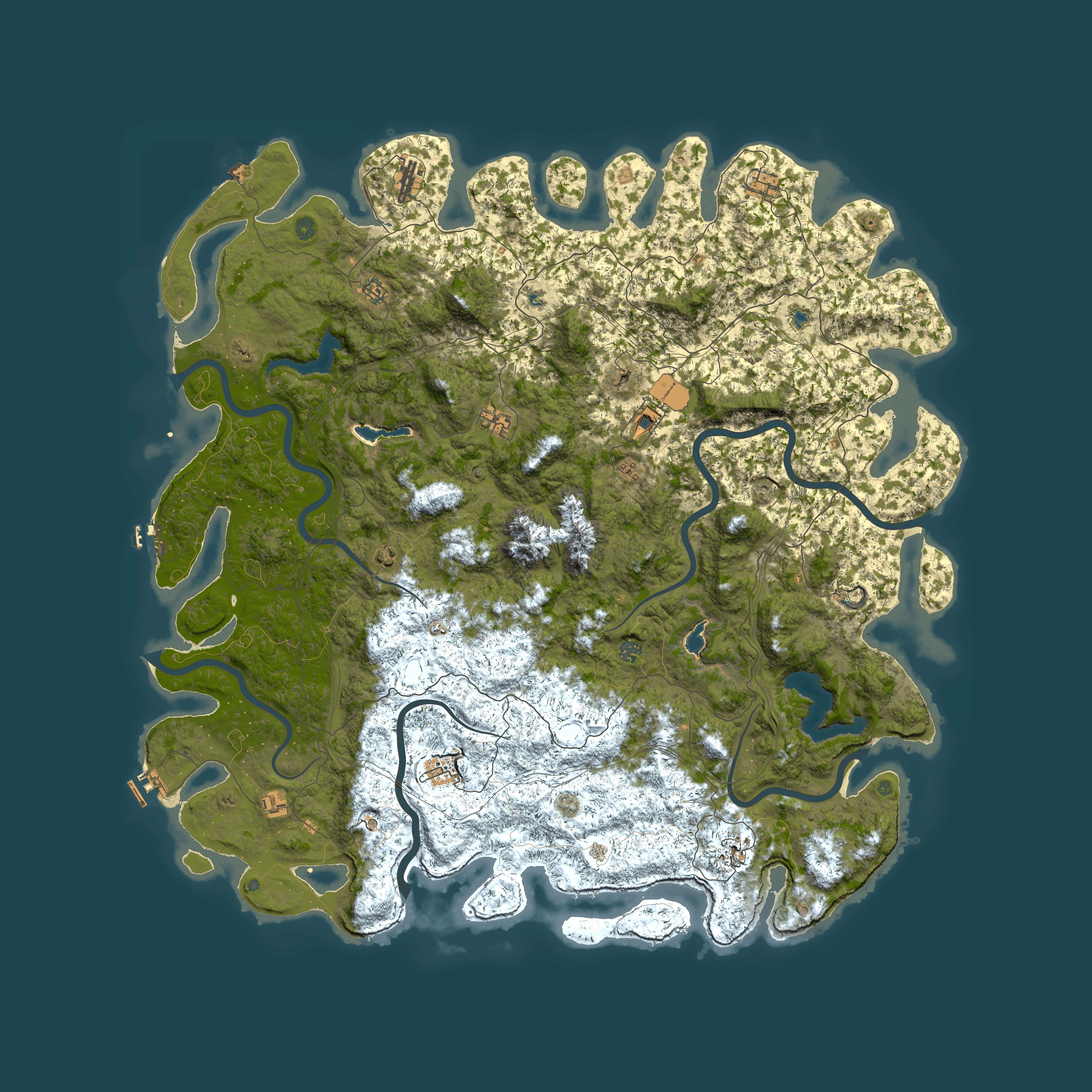 Full top-down render of Rust map seed 1102588794, 6000x6000m
