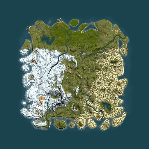 Rust map seed 600994887, 5800x5800m top-down preview