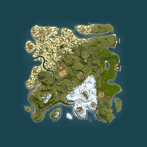 Rust map seed 325553578, 3800x3800m top-down preview