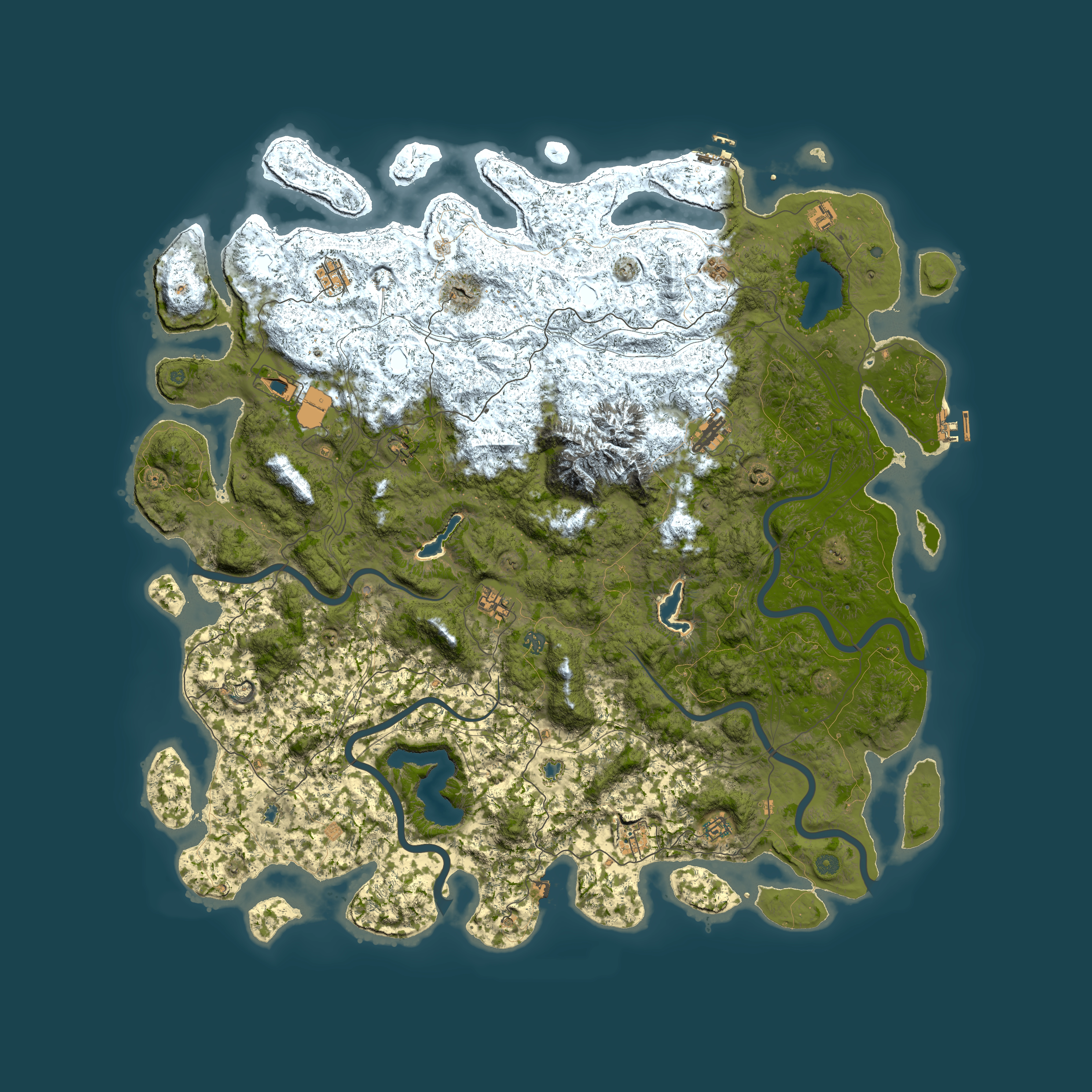 Full top-down render of Rust map seed 439996894, 5900x5900m